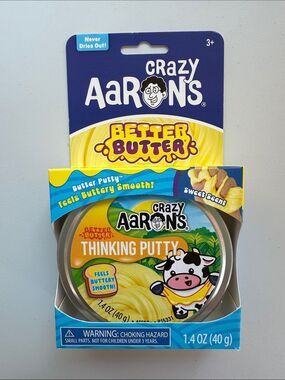Viral Aarons Crazy Better Butter Thinking Putty New! Sealed! 1.4oz